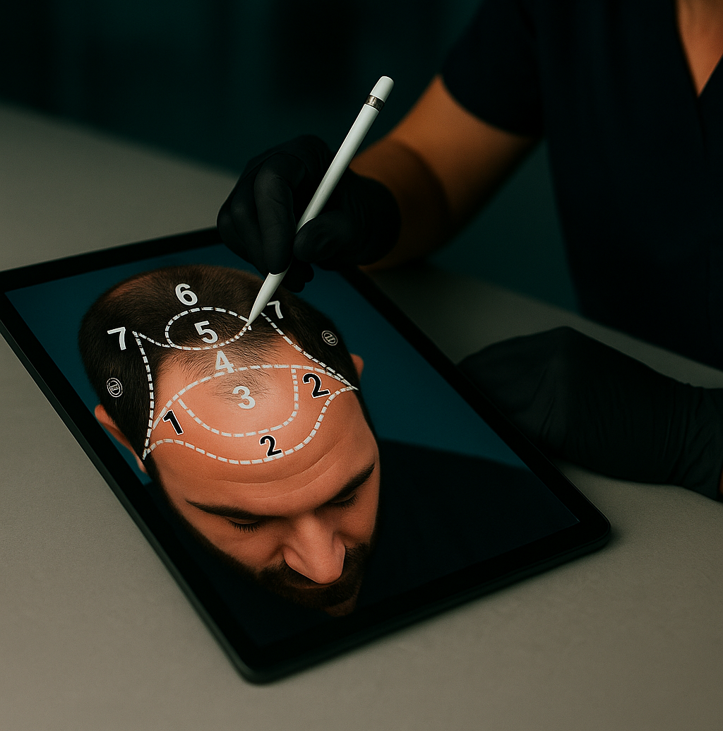 חישוב פיזור הזקיקים